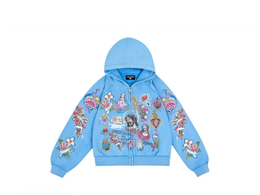 Jesus Zip Up Hoodie
